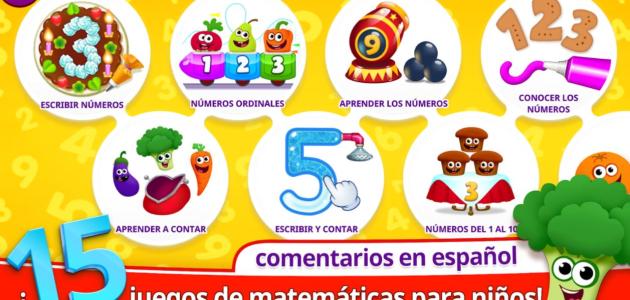 Funny Food 123! Bebes juegos educativos para niños